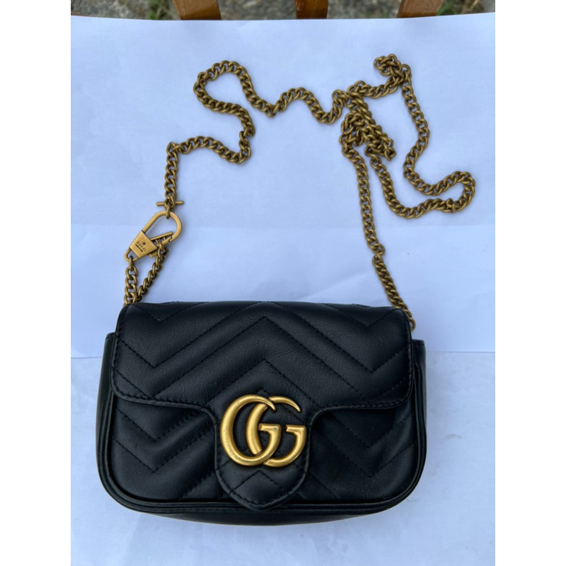 tas gucong marmont minj kulit asli preloped