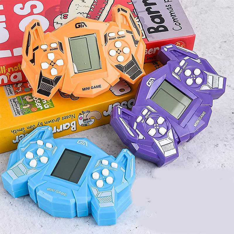 Mainan Game Boy Tetris Puzzle Game Gimbot 23 Game Modes Gembot