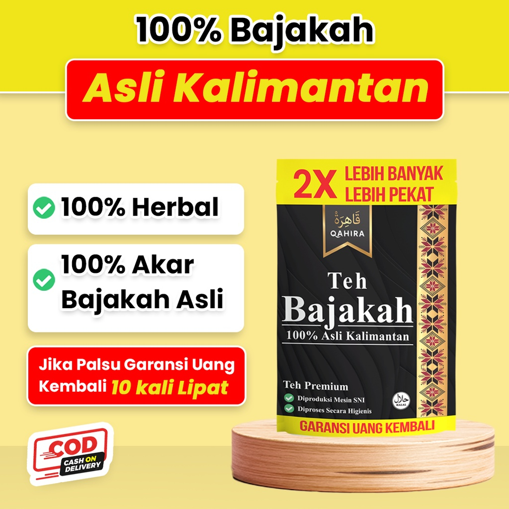 

Teh Bajakah 100% Asli Kalimantan sembuhkan semua penyakit isi 30 kantong teh