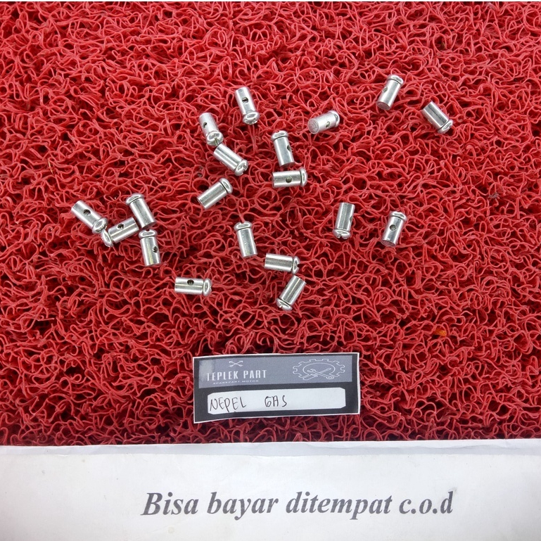 Nepel Gas Vespa/Klem Kabel Gas Motor/Kancing Kabel Gas/Nepel Kabel Gas