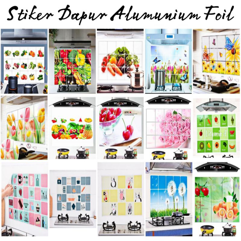 Stiker Dapur Anti Minyak Anti Api & Panas