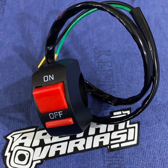 Saklar tombol on off Tombol stang saklar stang on off