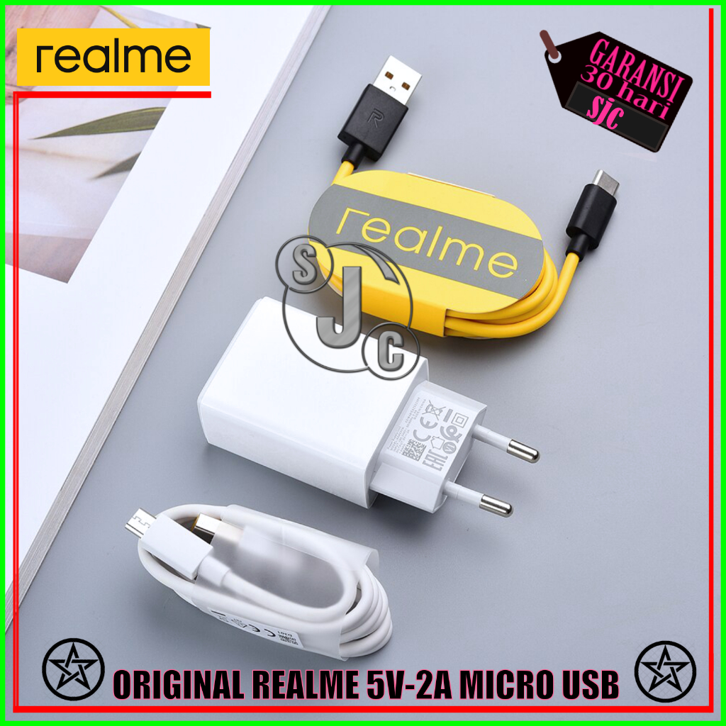 Charger Realme 3 ORIGINAL 100% Micro USB Realme 3 3i 5 5i 5s C1 C2 C3