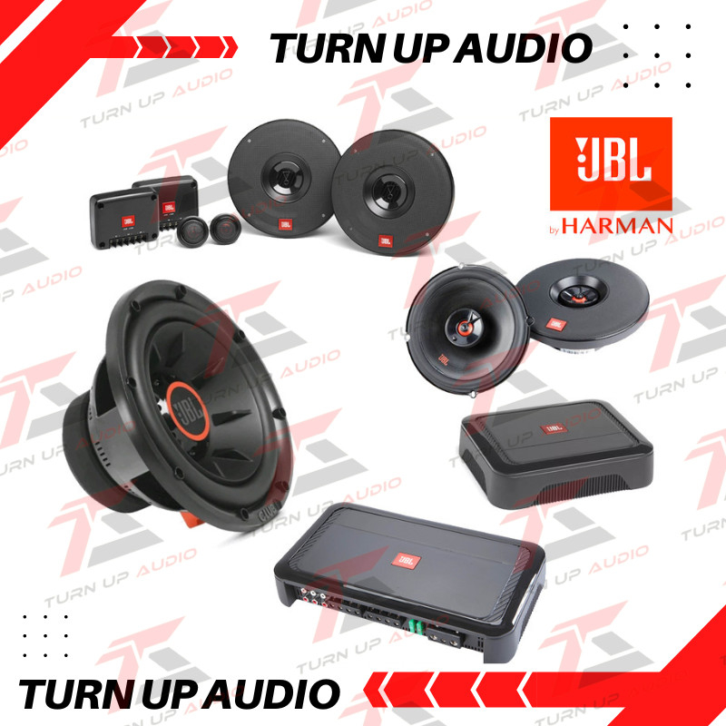 Paket audio mobil JBL by HARMAN KARDON FULLSET SPEAKER SUBWOOFER POWER 4 channel power monoblock aud