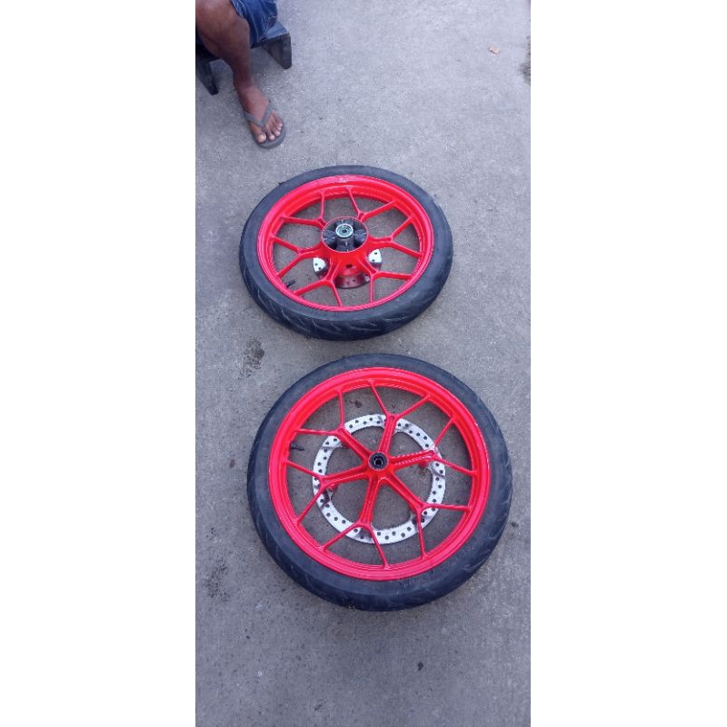 velg velah resing depan belakang set piringan tanpa ban Honda Sonic Sonic 150 e Sonic 150