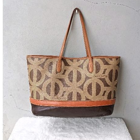 leather Louis Quartoze Hobo Tote Bag Tas Bahu Besar