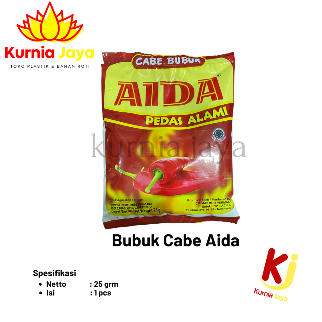 

[ AIDA ] Bubuk Cabe 25gr, 2pcs