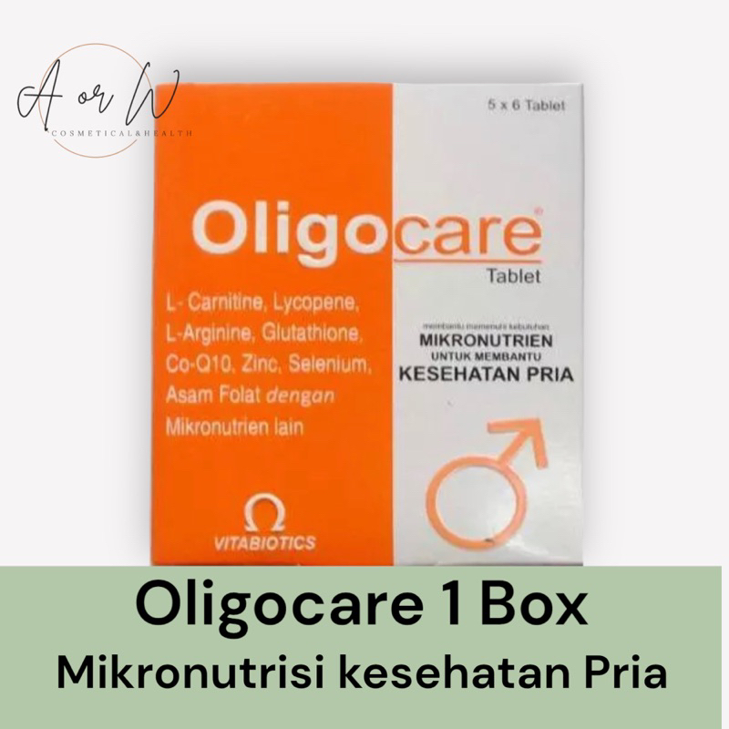 Oligocare 30 Tablet - Suplemen Penunjang Promil dan Kesuburan Pria