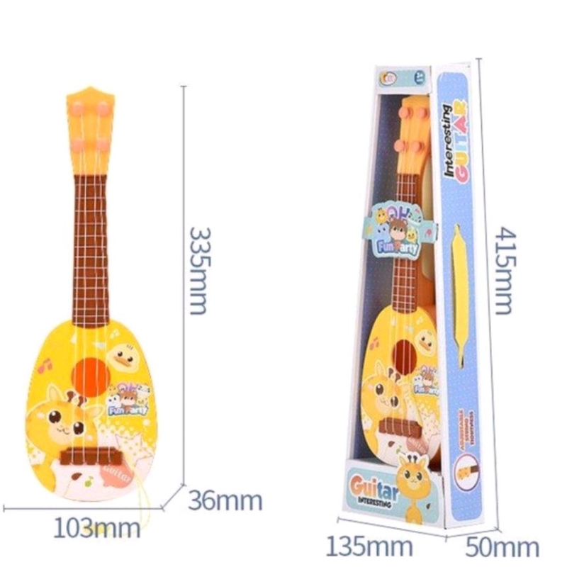 Cod Gitar Mainan Musik Anak Cewek Cowok Edukasi Alat Petik Ukulele