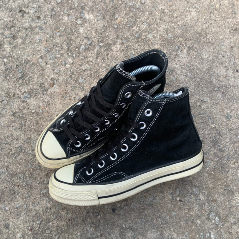 Converse 70s Hi "Suede" Black & White