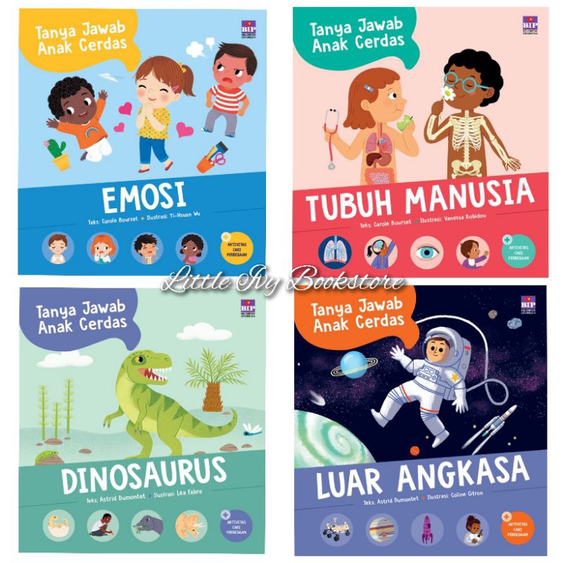 Tanya Jawab Anak Cerdas Emosi/Tubuh Manusia/Dinosaurus/Luar Angkasa. Buku Anak BIP Gramedia