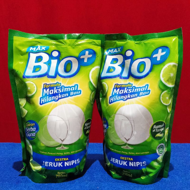 Max Bio+ Sabun Cuci Piring 780ml / 750ml