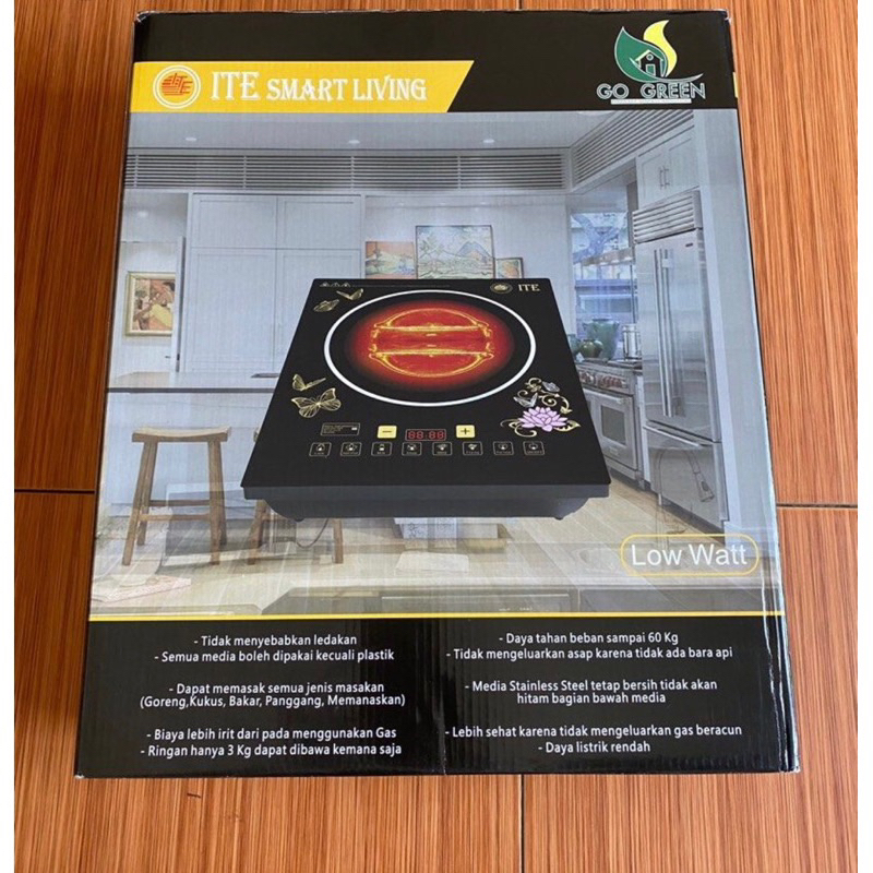 KOMPOR LAMPU ITE SMART LIVING ORIGINAL | KOMPOR INDUKSI | KOMPOR LISTRIK LOW WAT| KOMPOR INDUKSI LIS
