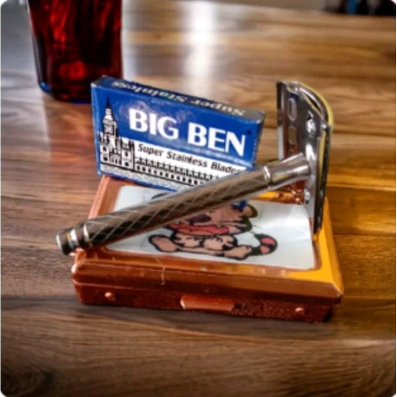 Kerokan rambut antik/alat cukur razor/silet Kerokan jenggot kumis /pisau cukur/