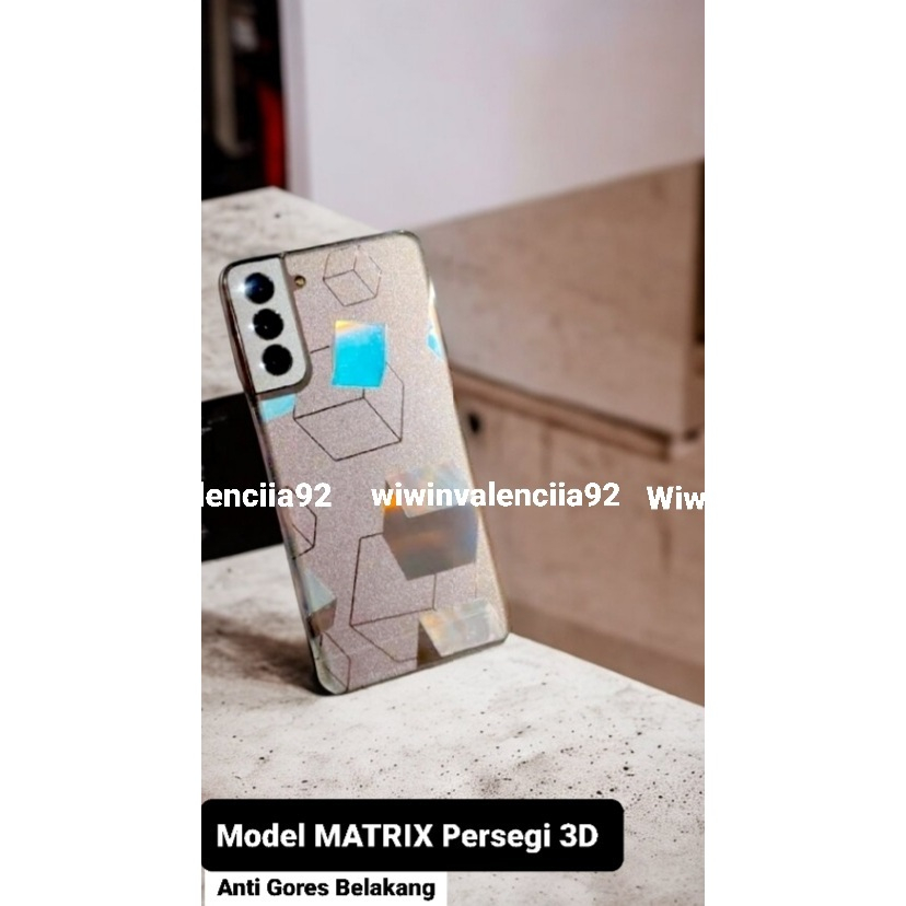 Antigores Belakang Motif BERLIAN 3D Samsung  S10E S10 Lite S8 S8+ S9 S9 Plus S7 EDGE M30 M10 M11 M02 M02s M01 Core M30s Garskin White Transparent Clear+Anti Glare Matte Gar Belakang Gores Jamur Motif Transformer Bahan Film Plastik Back 4G 5G Fe E Lite + S