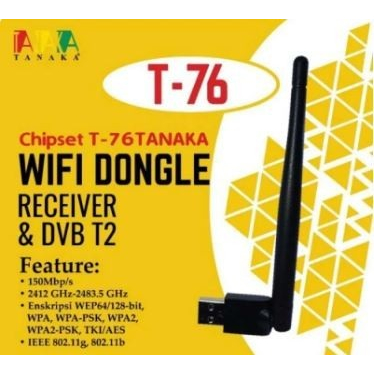 Wifi Dongle stb Set Top Box T76 t-76 t 76 Tanaka / Matrix