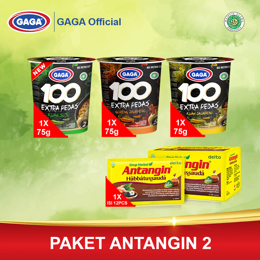 

GAGA 100 Cup Extra Pedas & ANTANGIN HABBATUSSAUDA (GGXANTGN02)