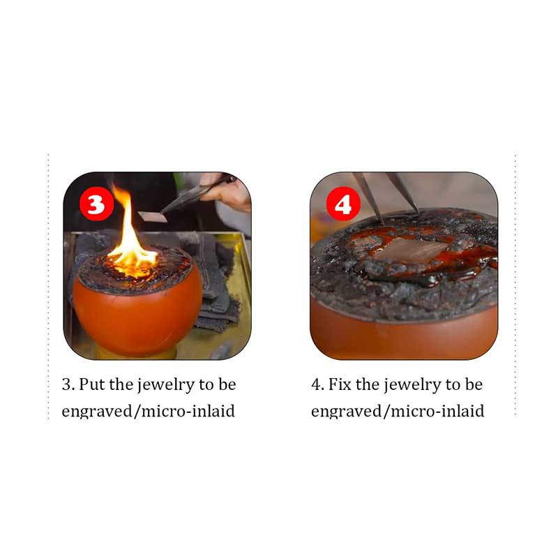 Sealing Wax Ball 3 inch Stainless Steel Manufacturing Processing Tools Untuk Jewelry Engraving