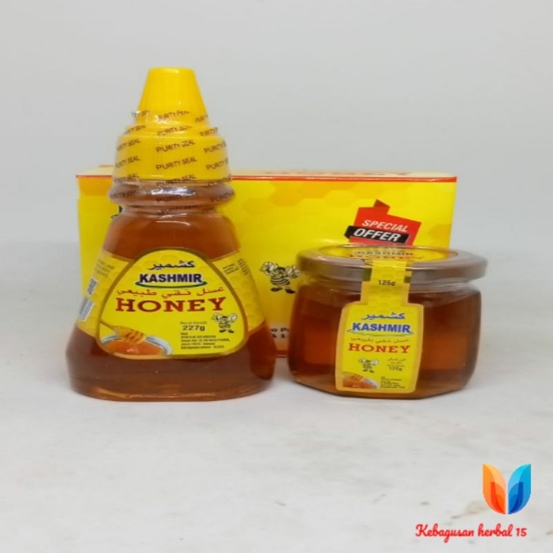 

madu kasmir natural honey 227 gr free 125 gr combo pack