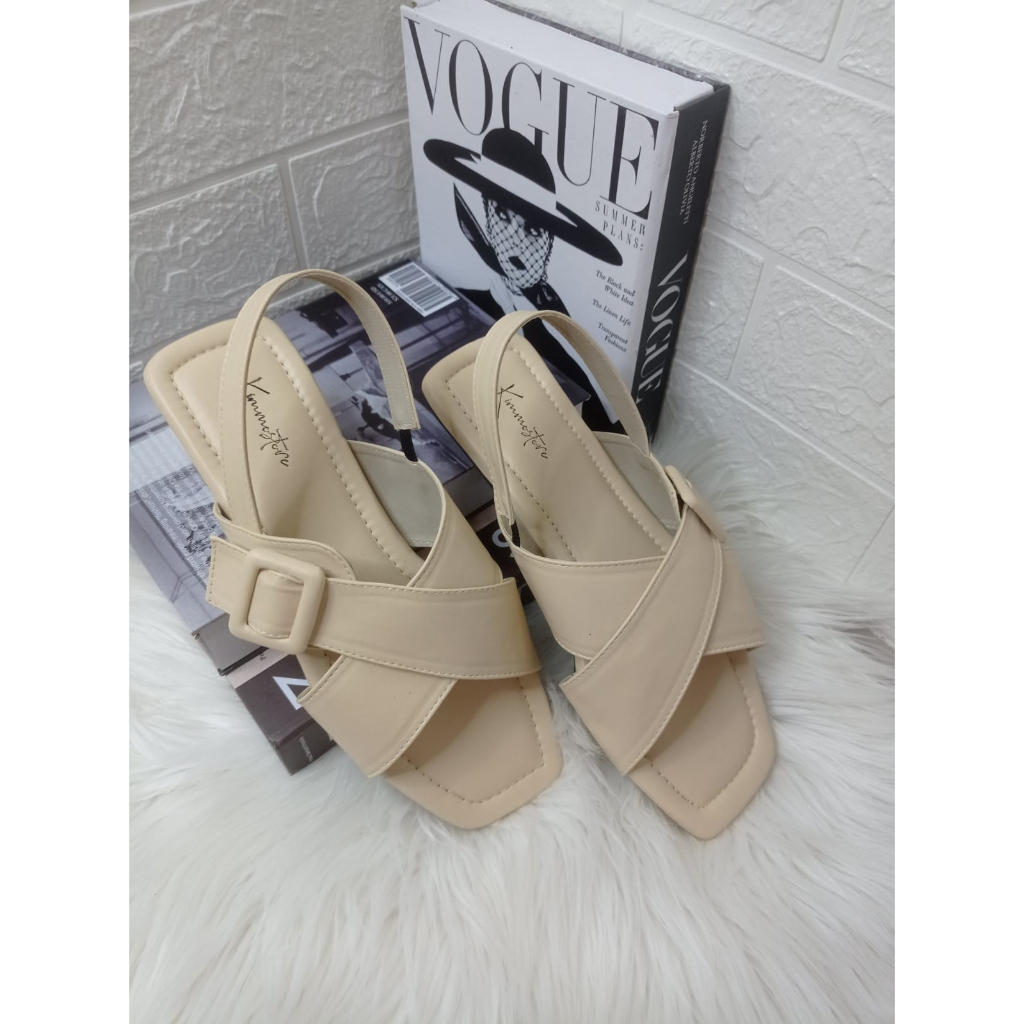 SANDAL WANITA SLOP TALI KARET DN-01