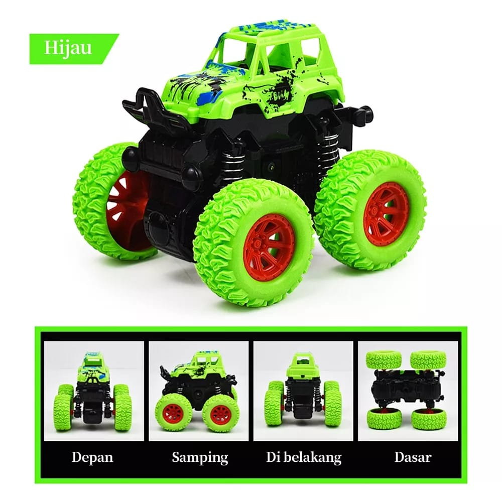 (FO) Mainan Mobil Anak Monster Zap Jip Off Road 4 Drive 360 Derajat / Monster Zap Mainan Mobil