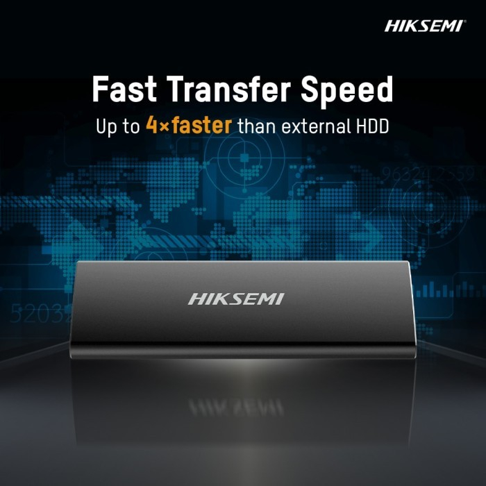 PORTABLE SSD HIKSEMI SPEAR 512GB | USB3.1 Type-C 450Mbps HS-ESSD-T200N