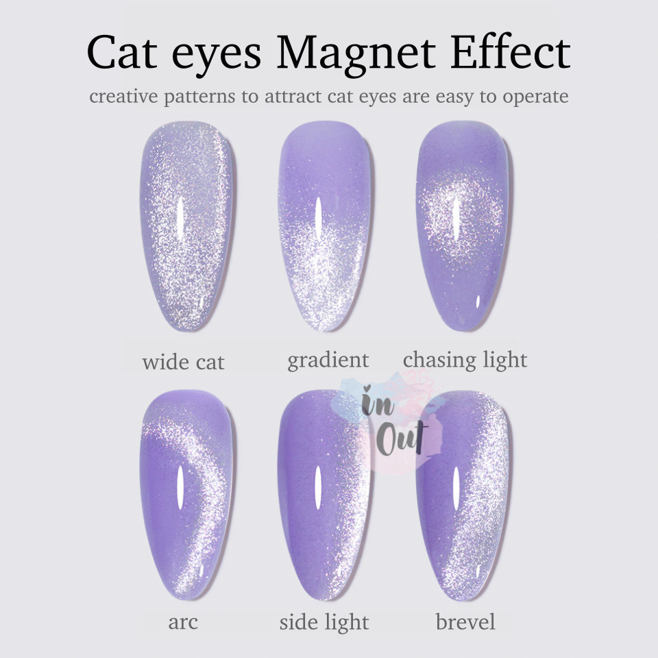 Magnet Cat Eyes mini Silinder tabung Gel Nail Polish Nail Art tool / Magnet Kutek mata kucing nail gel polish alat peralatan kutek kuku Crystal magnet cat eyes look KU059