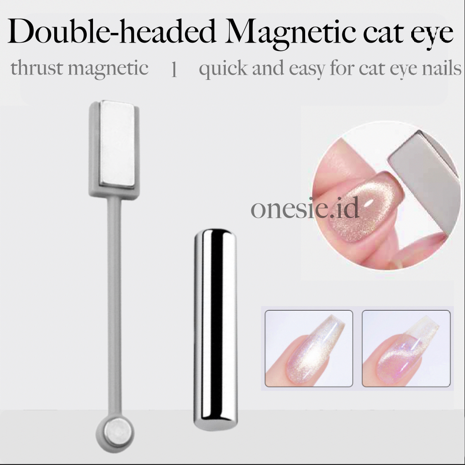 Magnet Cat Eyes mini Silinder tabung Gel Nail Polish Nail Art tool / Magnet Kutek mata kucing nail gel polish alat peralatan kutek kuku Crystal magnet cat eyes look KU059