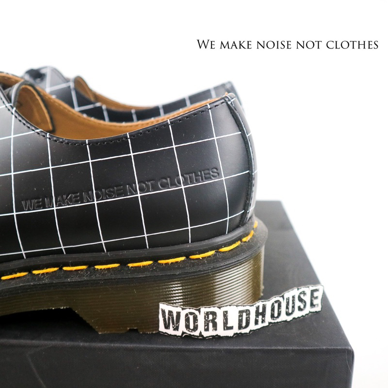 Dr martens 1461 x undercover black smooth made in england 3 eye original