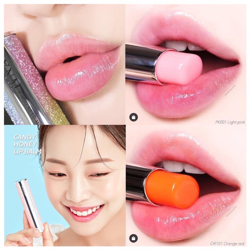 YNM YOU NEED ME LIP BALM KOREA - TERDAFTAR BPOM - YNM RAINBOW HONEY CANDY POP GLOW MELTING BAL