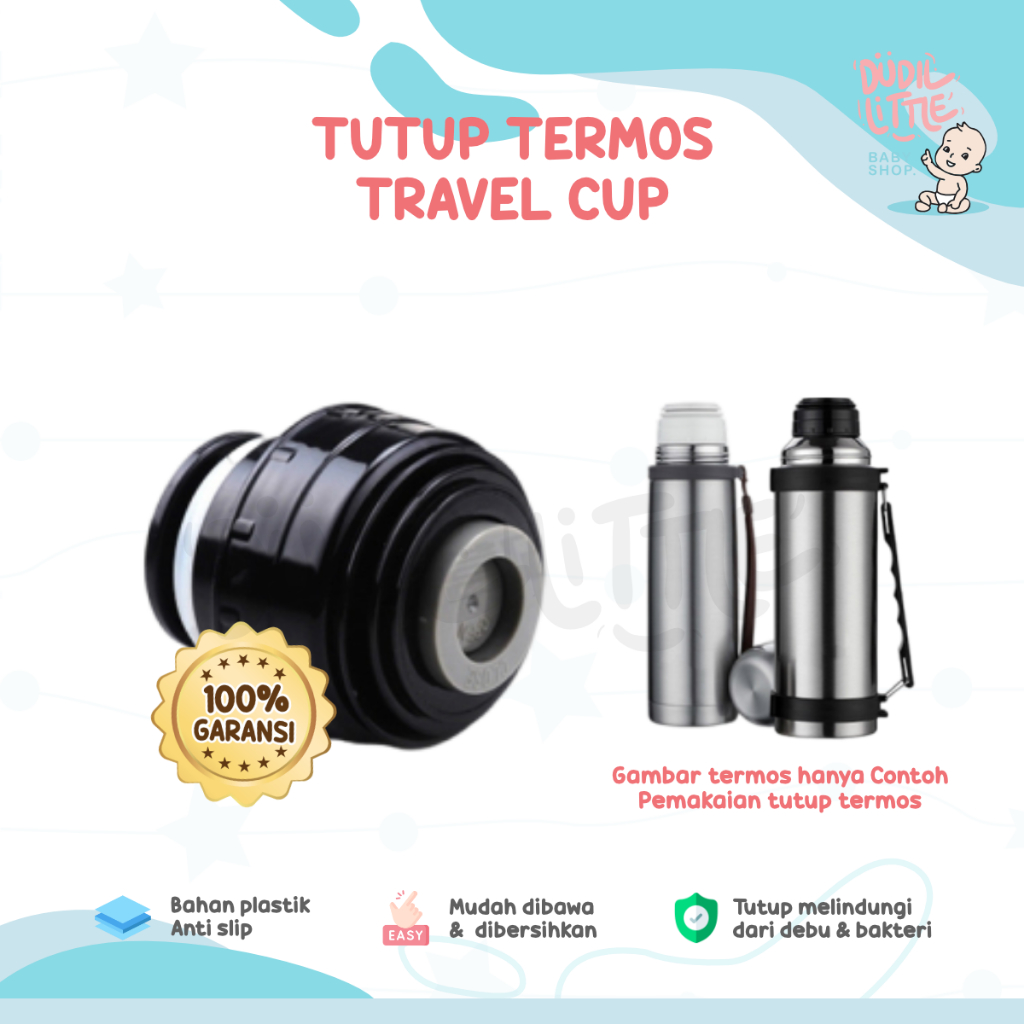 Vacuum Flask Tutup Termos Cover Portable 4,5 cm penutup Mug Outlet travel