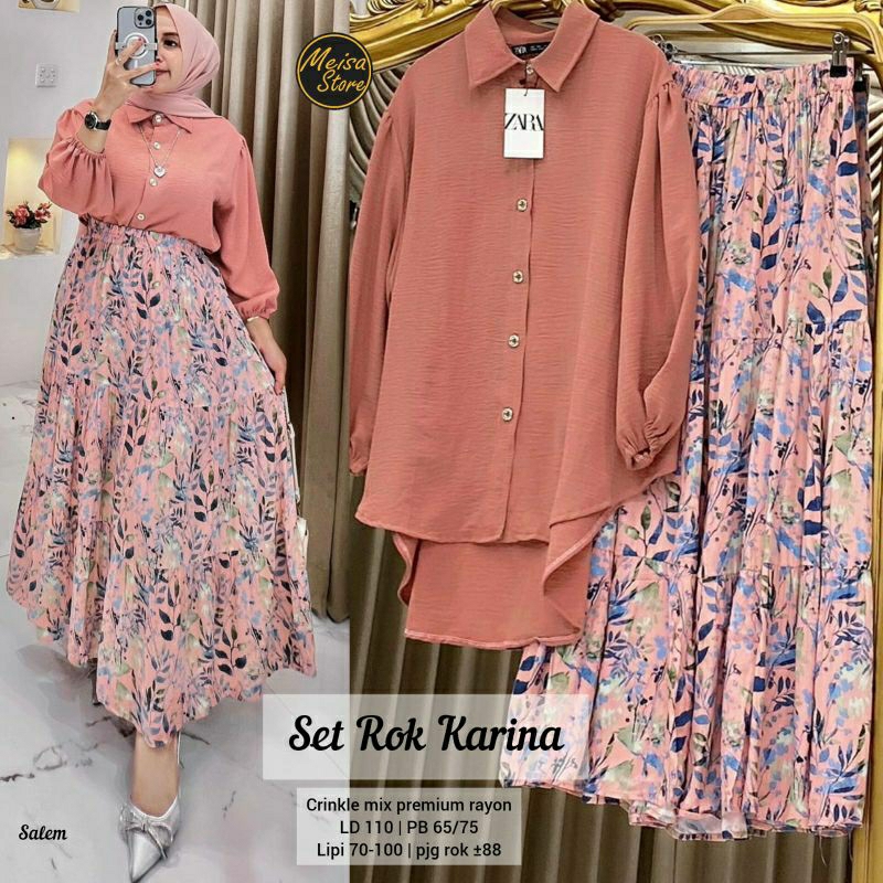 Baju setelan rhea set by w&amp;w