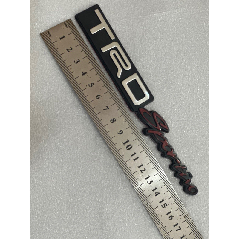 emblem tulisan Trd Sportivo timbul