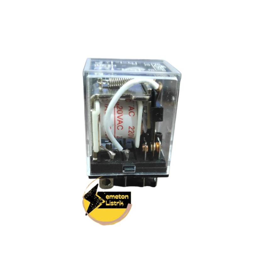 RELAY 8 PIN 8 KAKI LY2 FORT 220VAC 24DC