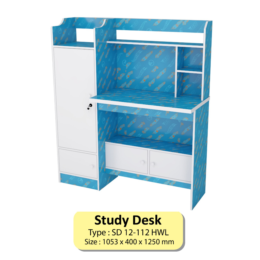 MEJA BELAJAR ANAK KARAKTER OLYMPIC - AVENGER