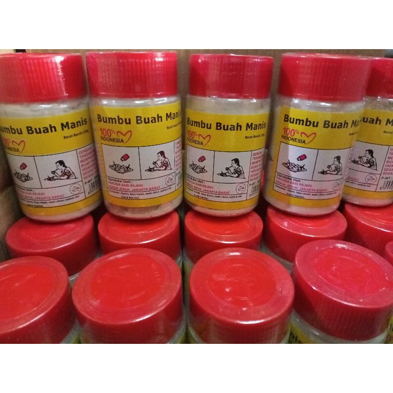 

garam buah / garam bumbu rujak /ham moi/fen cap elang asli botol 150 gram