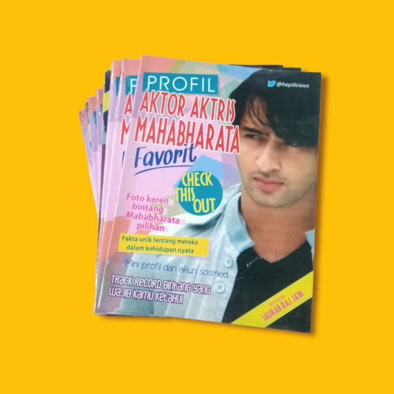 ( ORI ) BUKU MAJALAH PROFIL AKTOR AKTRIS MAHABHARATA FAVORIT