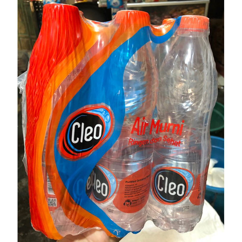 Cleo Sport Air Mineral 550Ml x 6 Botol KHUSUS SAMEDAY / INSTANT