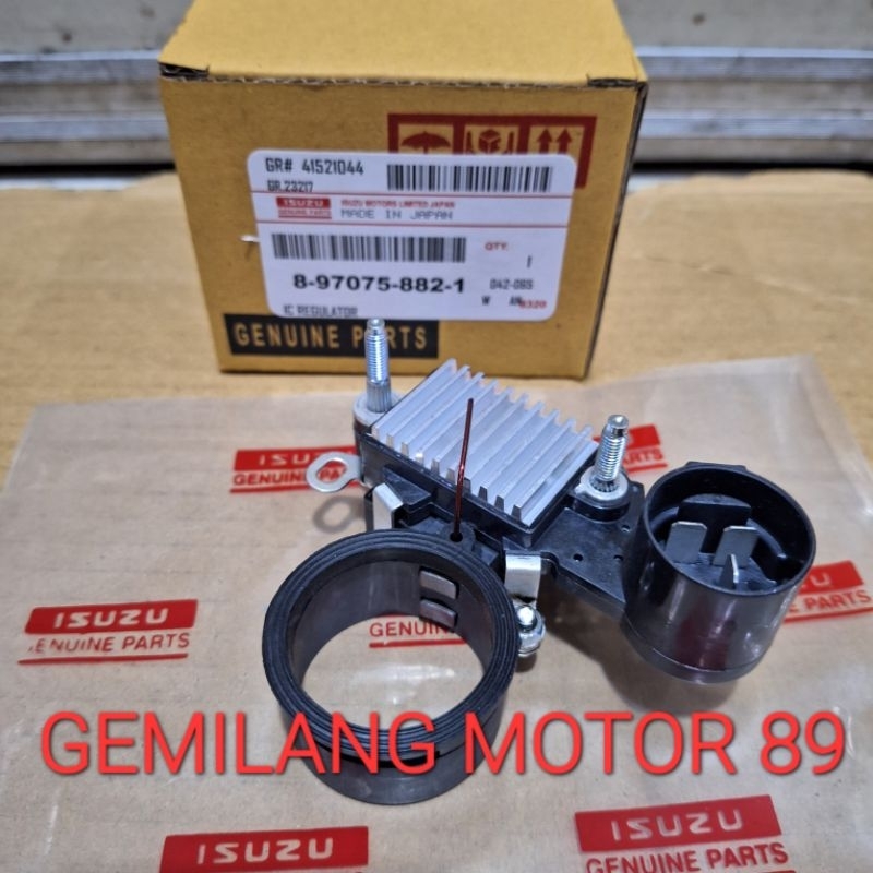 IC REGULATOR DINAMO CAS ALTERNATOR ISUZU DMAX D-MAX RODEO TROOPER FORKLIFT 12V VOLT 14V VOLT ORIGINA