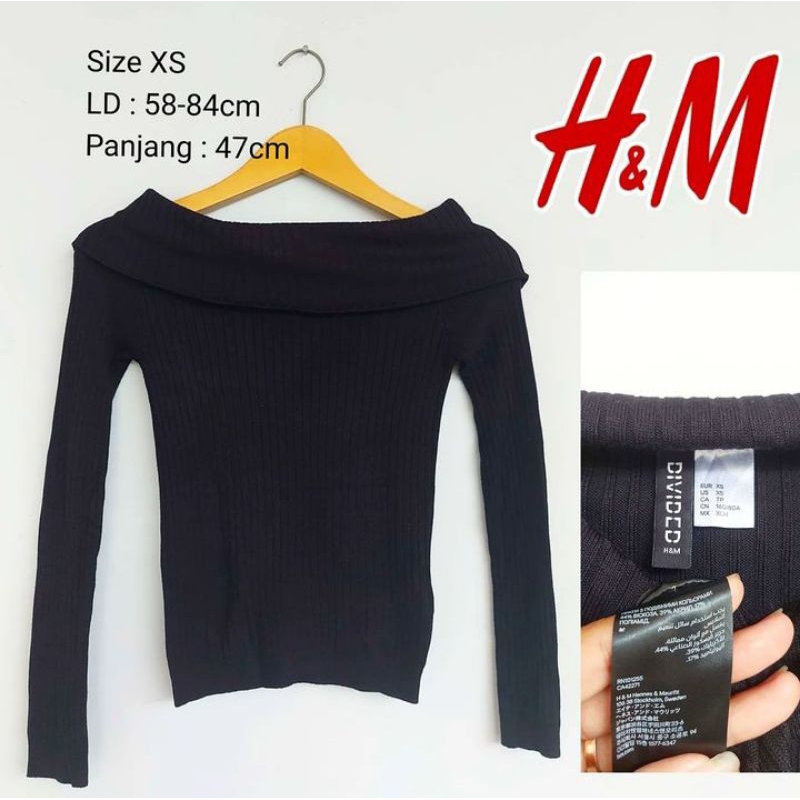 Sweater H&M ori atasan wanita