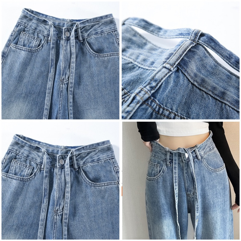 CELANA JEANS CULLOTE KULOT PANJANG IMPORT WANITA HIGHWAIST MX656