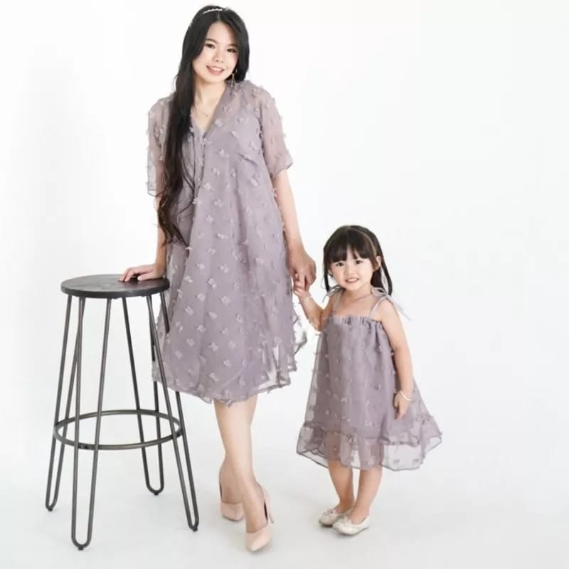 JENNIE RUBIAH KIDS COUPLE MOM DRESS ANAK