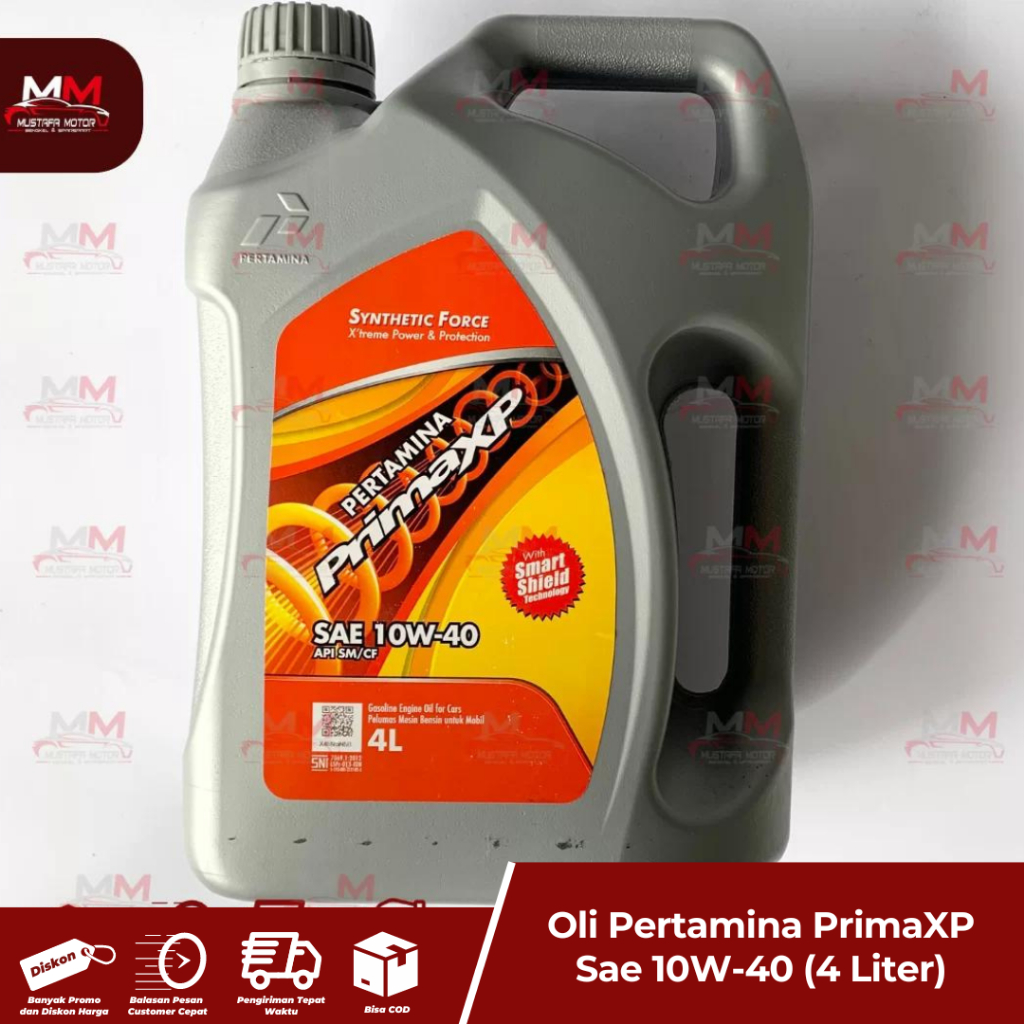 Oli PRIMA XP SAE 10w-40 Galon / 4 Liter 100% ASLI