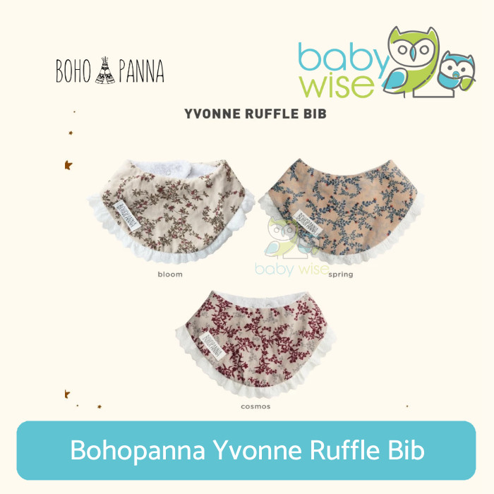 Bohopanna Yvonne Ruffle Bib - Slaber Bayi