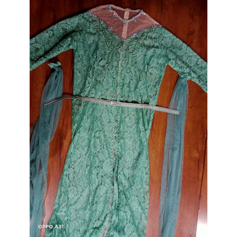 Gaun/kebaya broklat ijo wardah ld 120