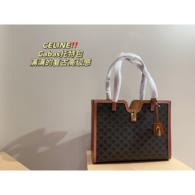 Original Celine Cabas Tote Bag