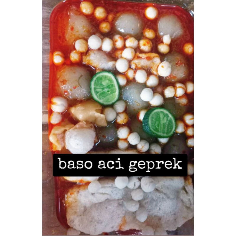 

Baso aci geprek