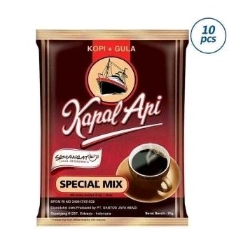 

Kapal Api Spesial Mix Kopi Bubuk Instan 24 gr ( 10 PCs / 1 Renceng )