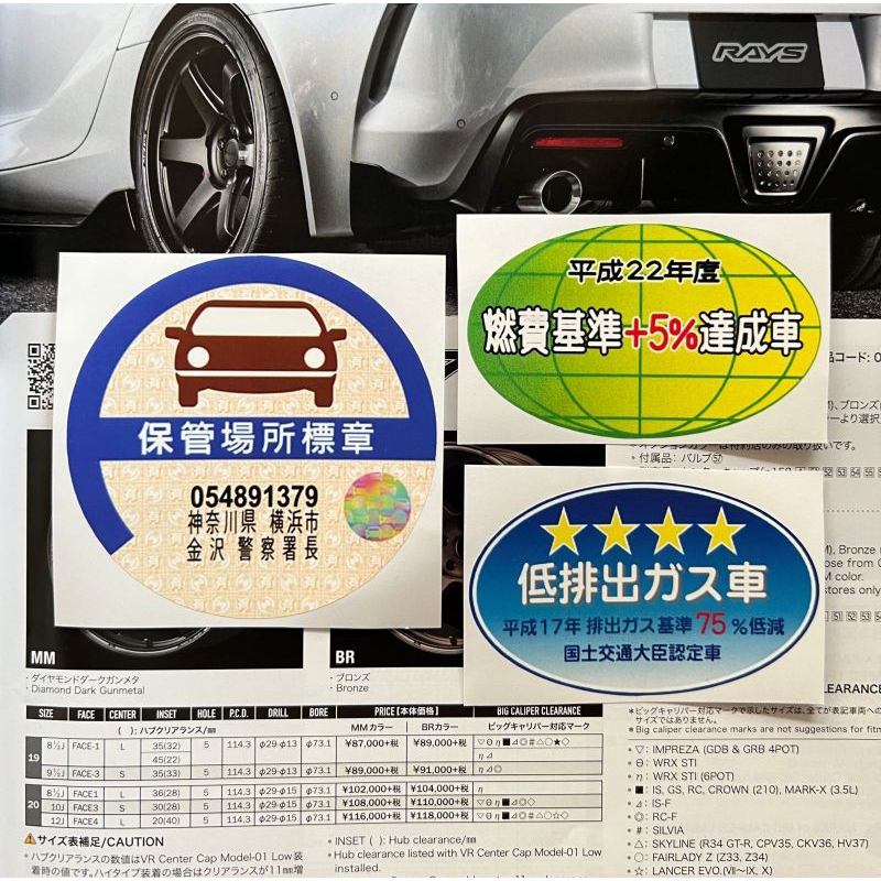 stiker Paket set JDM emisi jepang