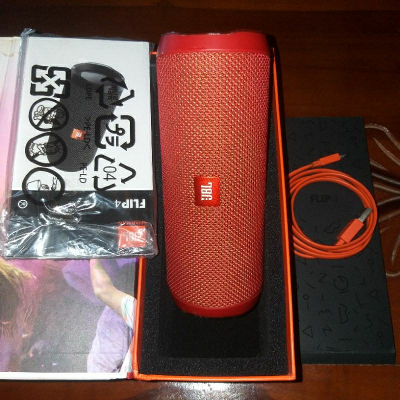 JBL FLIP 4 ORIGINAL ''second''(fullset)